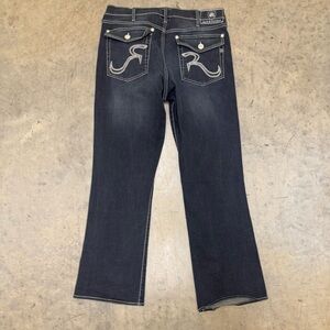 Rock & Republic Indigo Bootcut Jeans 36 x 34